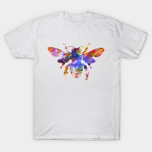 Bee Colorful Art Funny Gift T-Shirt by Shariss